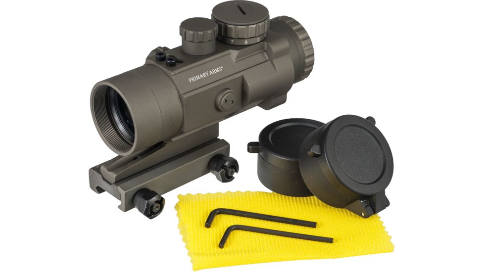 OpticsPlanet Exclusive Primary Arms SLx 2.5X Compact AR15 Scope with Patented CQB ACSS Reticle, Flat Dark Earth, PAC2.5X-FDE