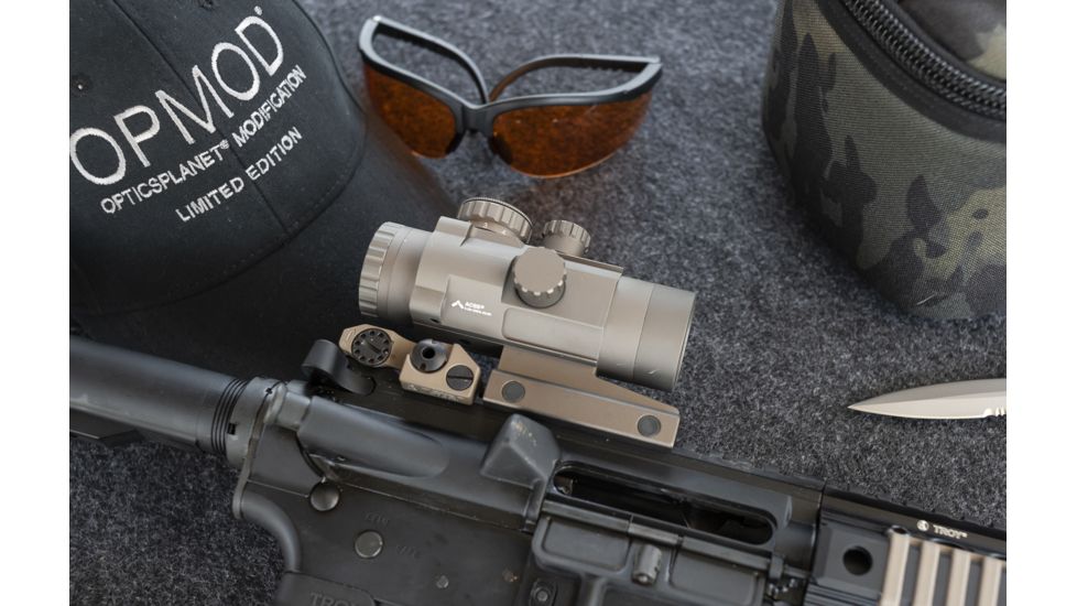 OpticsPlanet Exclusive Primary Arms SLx 2.5X Compact AR15 Scope with Patented CQB ACSS Reticle, Flat Dark Earth, PAC2.5X-FDE