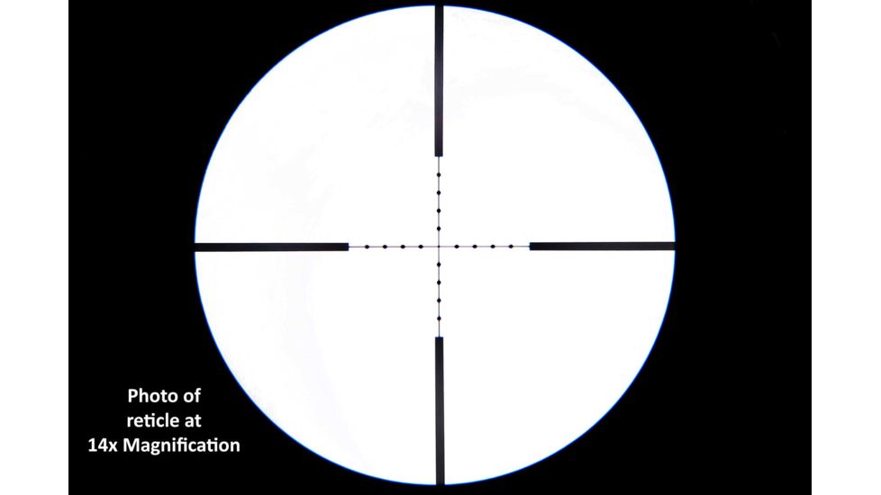Primary Arms 4-14x44mm Rifle Scope, Mil-Dot, Black PA4-14XFFP