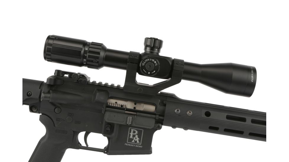 Primary Arms 4-14x44mm Rifle Scope, Mil-Dot, Black PA4-14XFFP