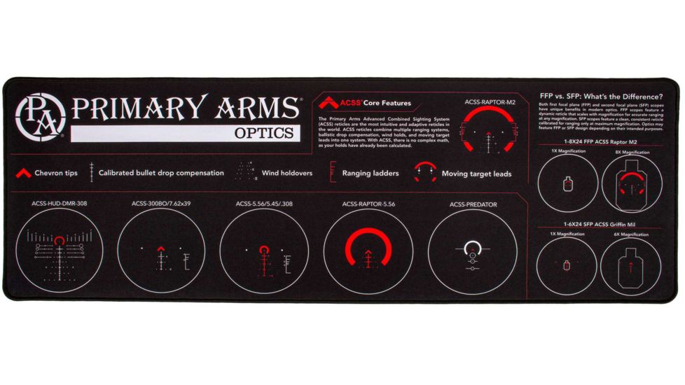 Primary Arms ACSS Counter Table Top Mat, Black, 210061