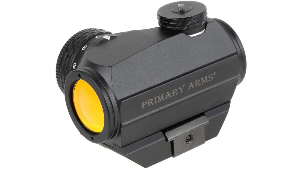 Primary Arms SLx Micro Red Dot Sight, Rotary Switch, Removeable Base, ACSS-5.56 Reticle, Black, 810009