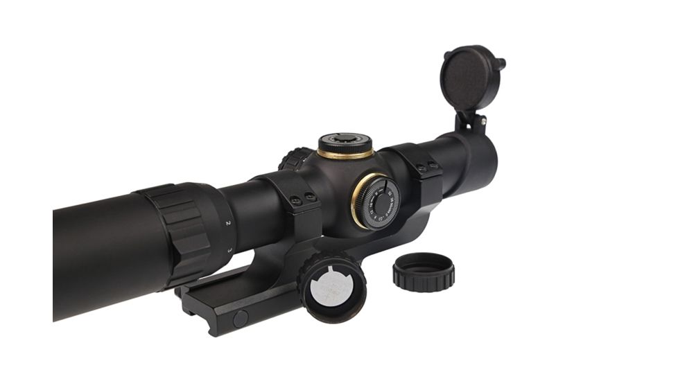 Primary Arms 1-6X Scope with Patented ACSS 5.56 / 5.45 / .308 Reticle &quot;Advanced Combined Sighting System&quot; PAPS1-6X, Black