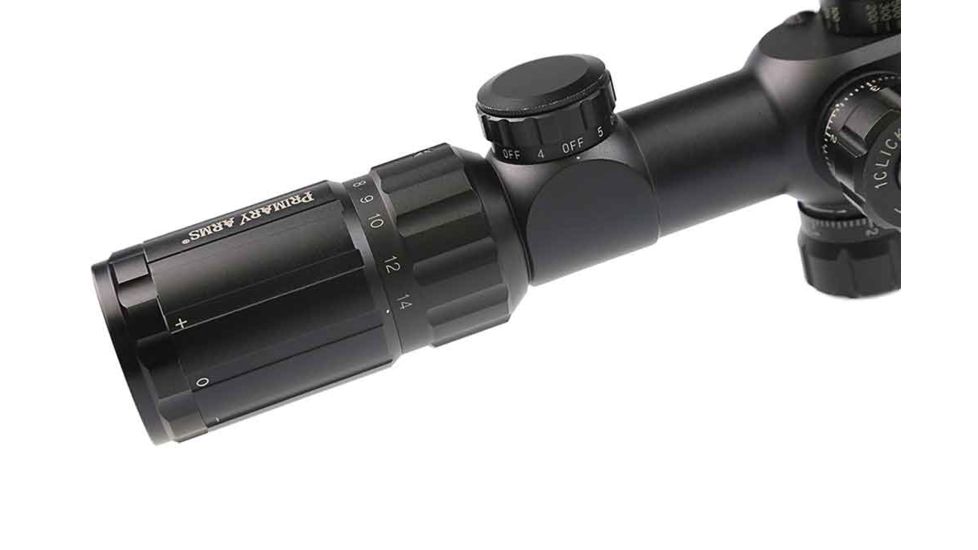 DEMO, Primary Arms SLx 4-14X44mm FFP ACSS Rifle Scope - ACSS HUD DMR 5.56 NATO Reticle, Black PA4-14XFFP-ACSS-HUD-DMR-5.56