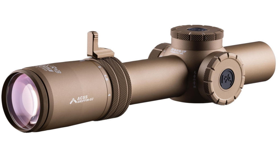 Primary Arms Compact PLxC 1-8x24mm 30mm Tube Rifle Scope, First Focal Plane