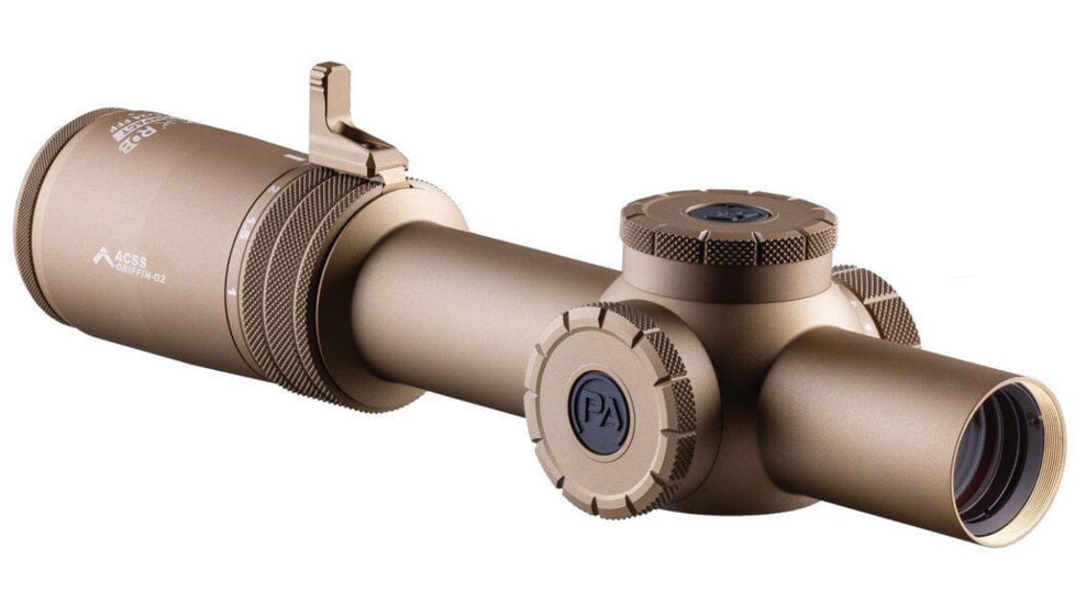 Primary Arms Compact PLxC 1-8x24mm 30mm Tube Rifle Scope, First Focal Plane