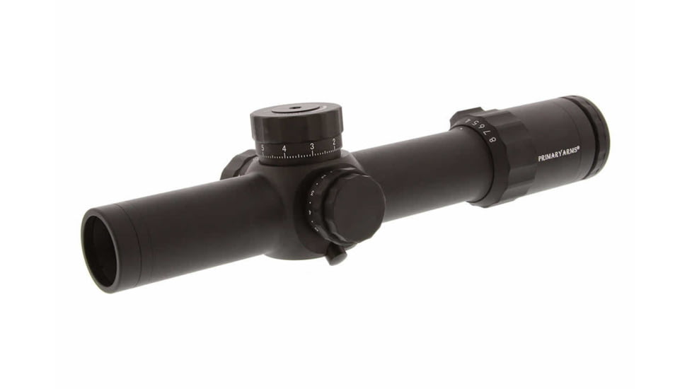 Primary Arms Platinum Series 1-8X24mm Rifle Scope with Advanced Mil Reticle, Black