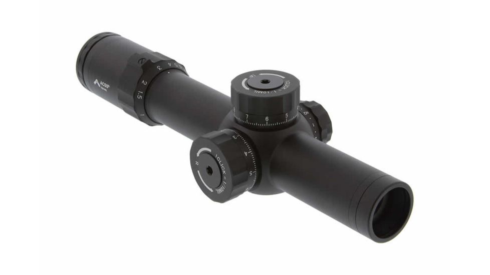 Primary Arms Platinum Series 1-8X24mm Rifle Scope with Advanced Mil Reticle, Black