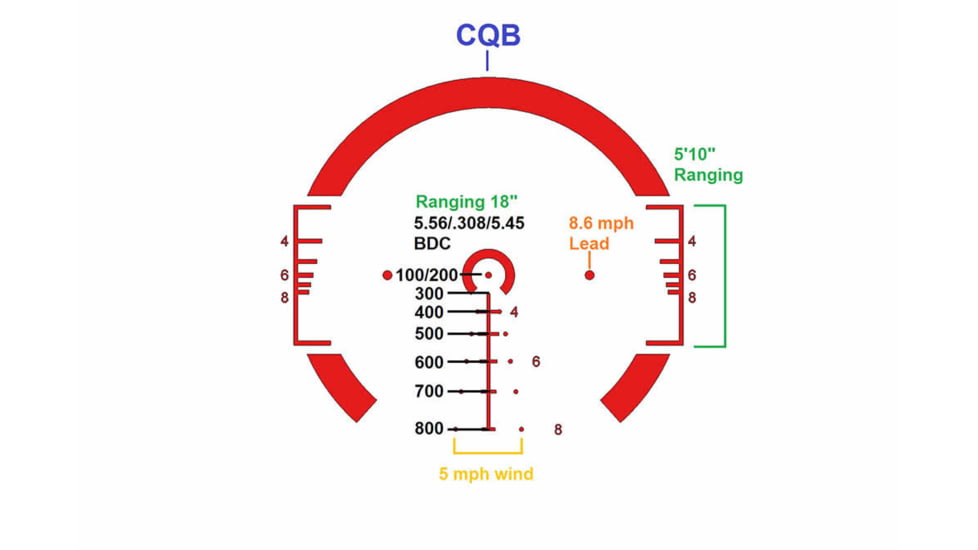 Primary Arms Platinum Series 1-8X24mm Rifle Scope with Patented ACSS 5.56 / 5.45 / .308 Reticle, Black