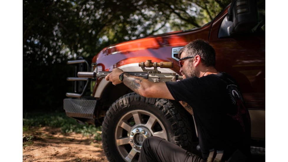Primary Arms Compact PLxC 1-8x24mm RDB LPVO 30mm Tube Rifle Scope, First Focal Plane, ACSS Raptor 5.56/.308 Yard G2 Reticle, FDE, PA-PLXC-1-8X24F-RDB-RAPTOR-5.56Y-G2-FDE