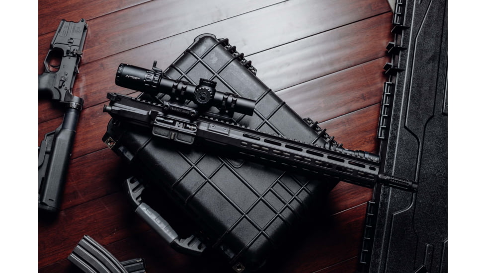 Primary Arms SLx 1-6x24mm Rifle Scope, 30mm Tube, Second Focal Plane, ACSS Nova Fiber Wire Reticle, Black, 610183