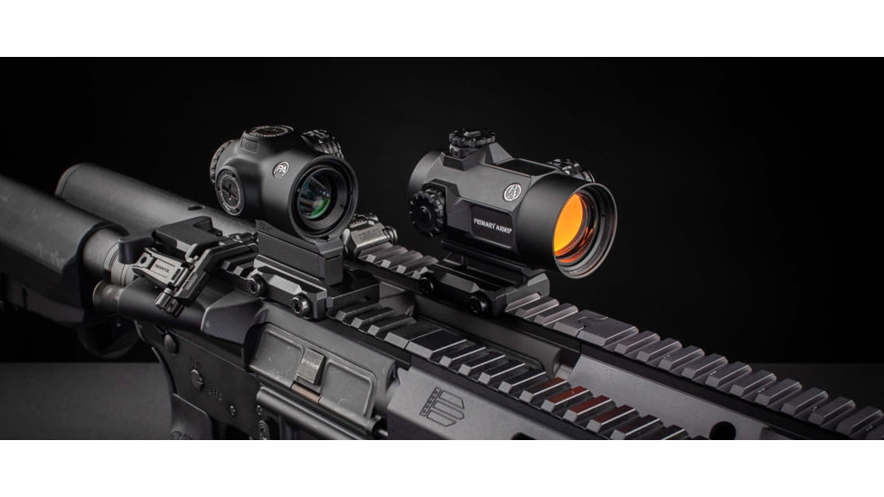 Primary Arms SLX 1X MicroPrism, Red Illuminated ACSS Cyclops Gen II Reticle, Black, 710034