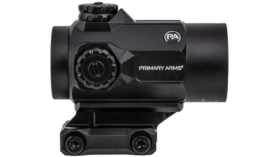 Primary Arms SLx MD-25 Rotary Knob 25mm Microdot Reflex Sight, 2 MOA Red Dot, Black, 810032
