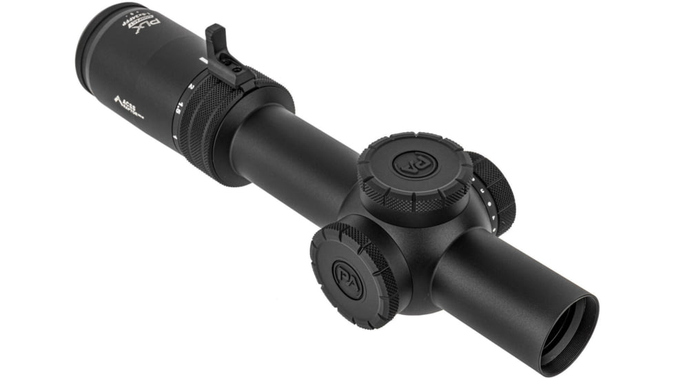 Primary Arms Compact PLx-1-8x24mm FFP Rifle Scope - Illuminated ACSS Raptor M8 Metered 5.56 / .308 Reticle, Black, 610148