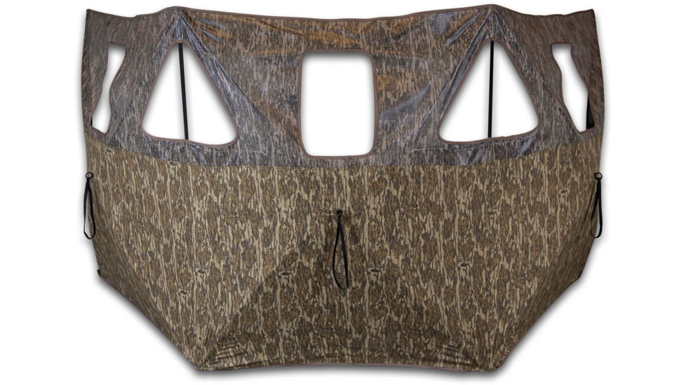 Primos Hunting Double Bull 3-Panel Stakeout with SurroundView Hunting Blind, Mossy Oak New Bottomland, 65165