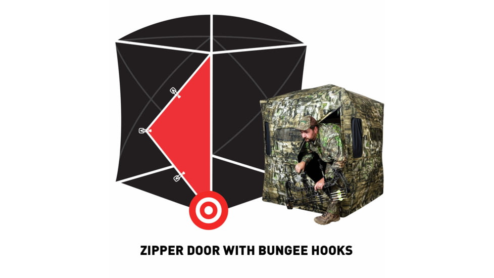 Primos Hunting Double Bull SurroundView Max Ground Blind, Camo, 65163