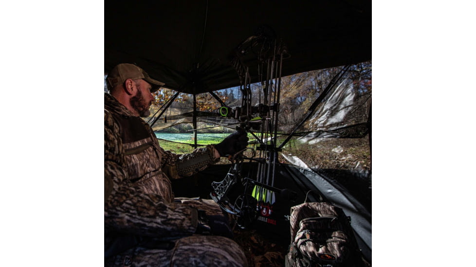 Primos Hunting Double Bull SurroundView Max Ground Blind, Camo, 65163