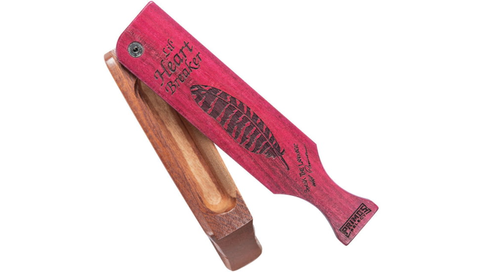 Primos Hunting Primos Turkey Box Call Lil Heart Breaker, Brown/Purple, 230