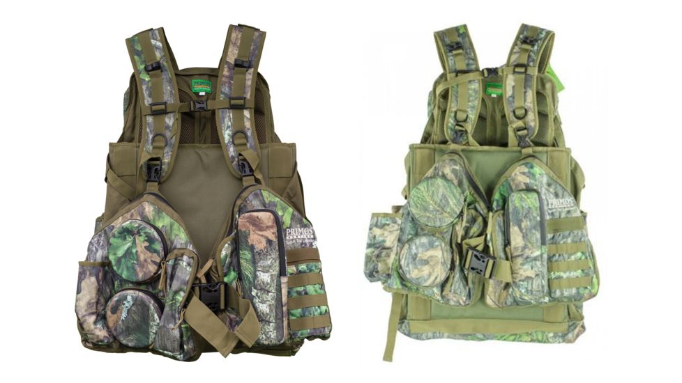 Primos Hunting Rocker Hunting Vest, Mossy Oak Obsession, Realtree Xtra Green