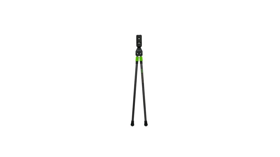 Primos Hunting Polecat Magnum Kick Stand Gun Mounted Short Bi Pod, Gray 65486