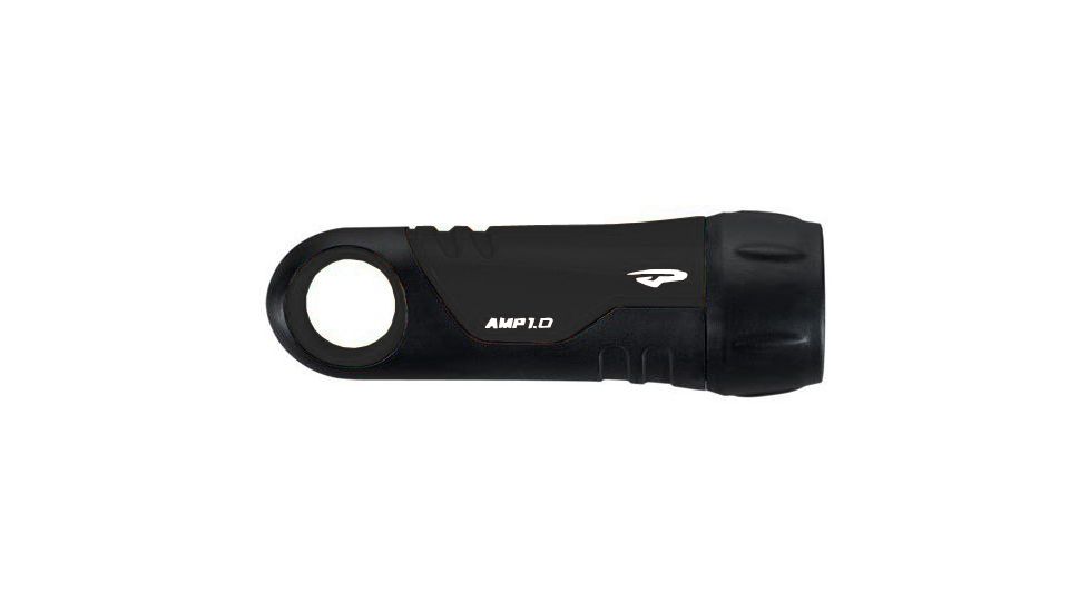 Princeton Tec Amp Incandescent Handheld 100m Waterproof 14 Lumens LED Flashlight, Black AMP1-BK