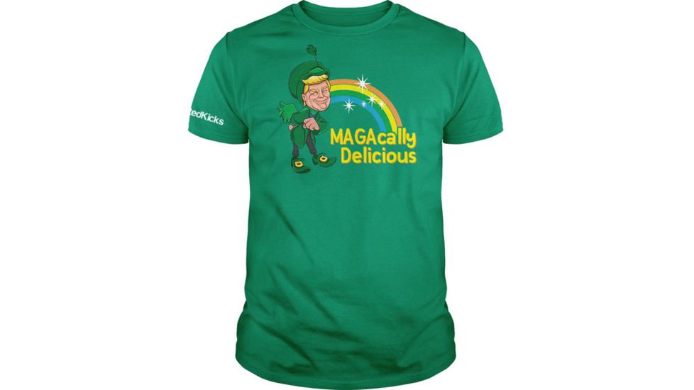 Printedkicks Printed Kicks Magacally Delish Unisex T-shirt Green Large!
