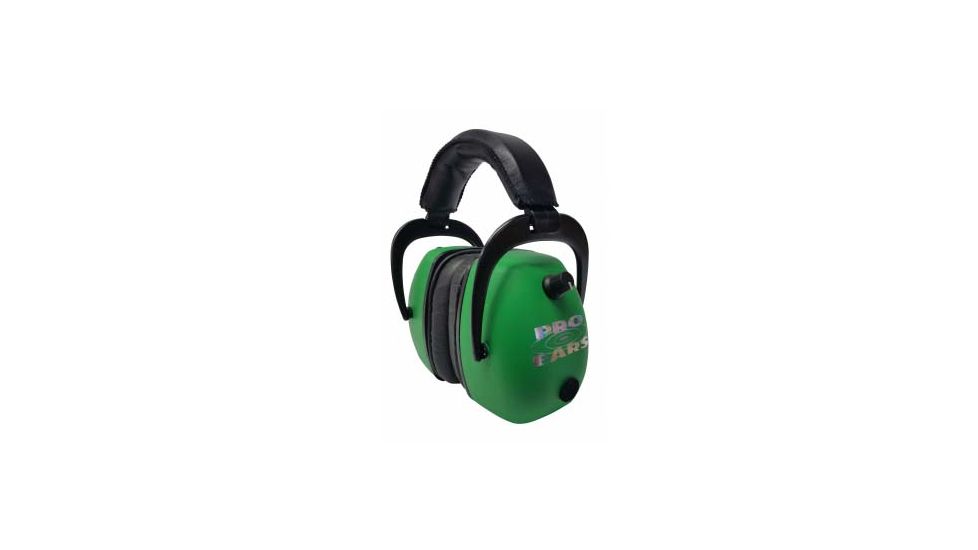 Pro-Ears Pro 300 w/ Pro Mag Earmuffs - Internet Box, Neon Green P300NGMAGBX