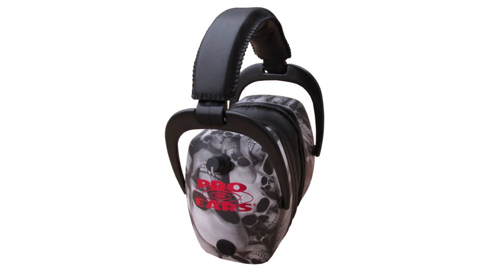 Pro-Ears Pro 300 w/ Pro Mag Earmuffs - Internet Box, Skulls P300SKMAGBX