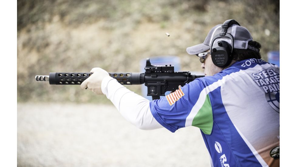 Pro Ears Pro Tac SC Gold Low Profile Low Weight NRR 25 Hearing Protectors, Black