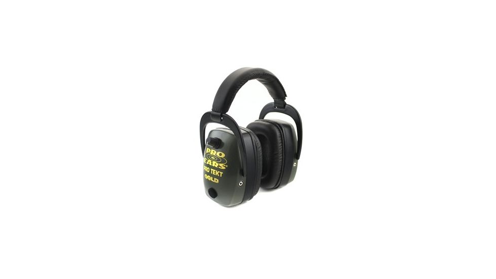 Pro-Ears Pro Tekt Mag Gold Electronic Earmuffs, Black