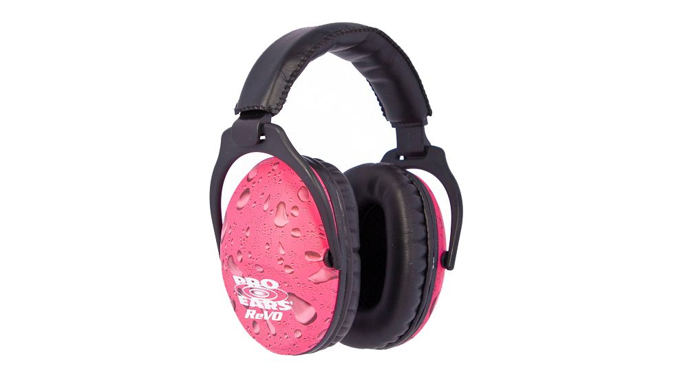 Pro Ears ReVo 26 Earmuffs, Pink Rain