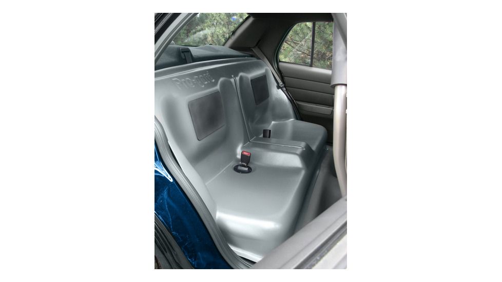 CONTOURED REAR SEAT GREY ABS