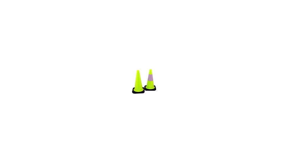Pro-Line Traffic Safety 18inch Cone - Lime Green - CN3LG