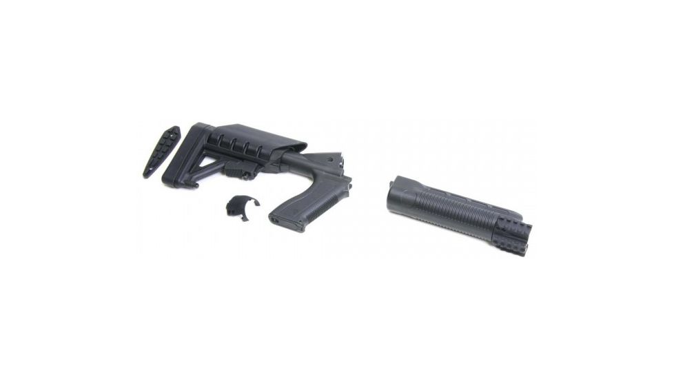 Pro Mag Archangel Tactical Shotgun Stock System for Mossberg 500/590, Black, Polymer, AA500