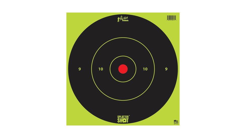 Pro-Shot Splatter Shot Bullseye Targets - Heavy Tag Paper 12 Inch Green 500 Pack