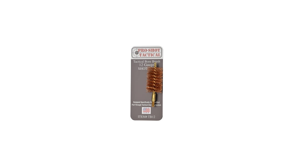 Pro-Shot Tactical Pull-Thru Bronze Brush 12 Gauge