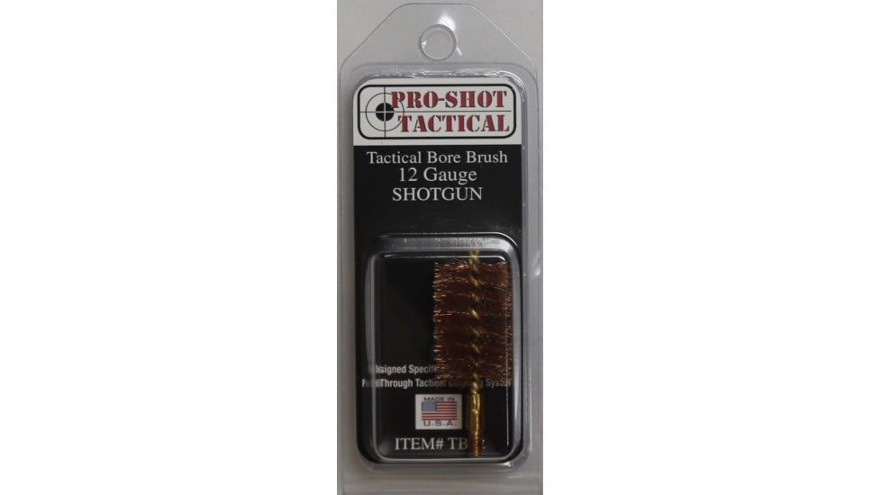 Pro-Shot Tactical Pull-Thru Bronze Brush 12 Gauge