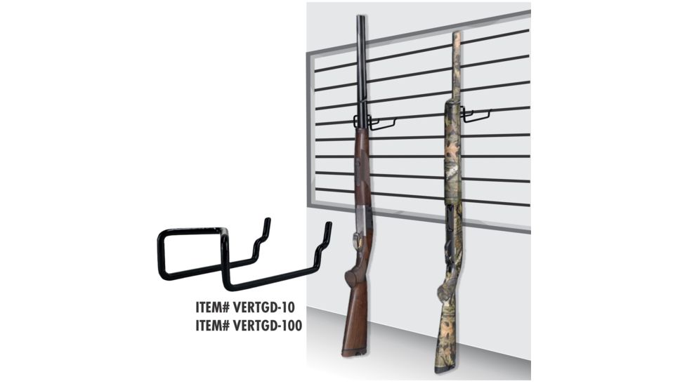 Pro-Shot Pro-Shot Vertical Long Gun Display, 10-Pack, VERTGD-10, Black, VERTGD-10