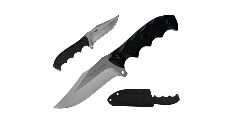Proelia Defcon 9.0in Fixed Blade Knife, D2 Blade G10 Handle 4015904