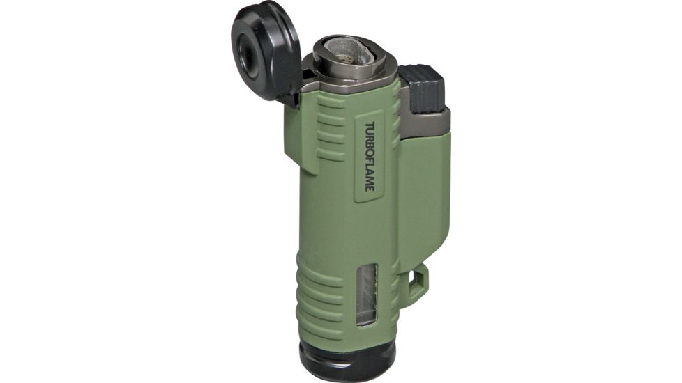 ProForce Turboflame Lighter, Olive Green PF21090