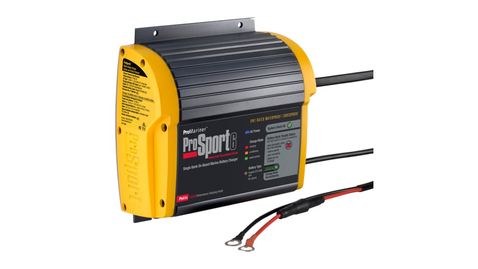ProMariner ProSport 6 PFC Gen 3 Heavy Duty Recreational Series On-Board Marine Battery Charger - 6 Amp - 1 Bank 53822