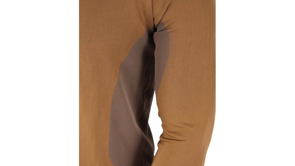 Propper Adventure Tech Level I L/S Top, 95/5 Polyester/XStatic, Size Size Small, Color Coyote