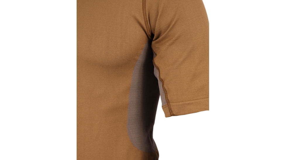 Propper Adventure Tech Level I S/S Top, 95/5 Polyester/XStatic (L), Size Size Small, Color Coyote