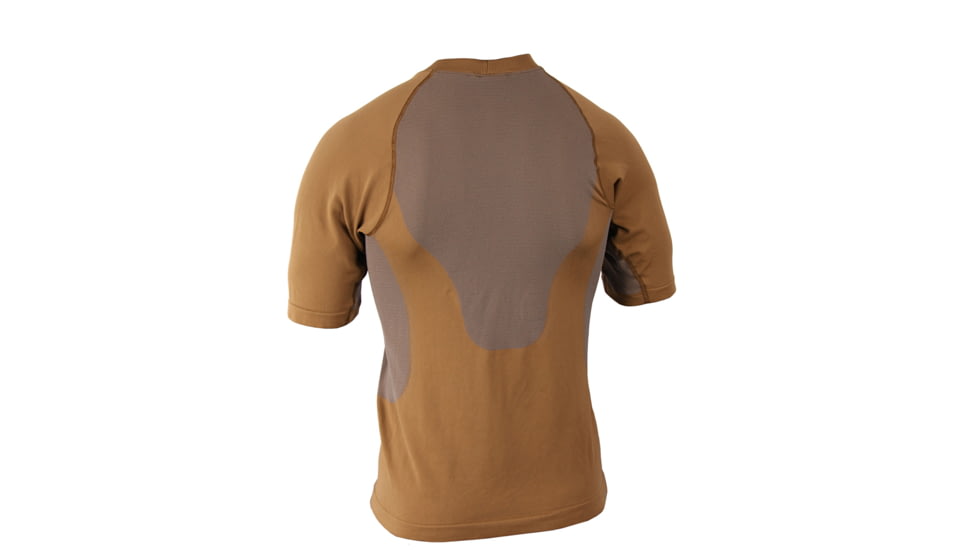 Propper Adventure Tech Level I S/S Top, 95/5 Polyester/XStatic (L), Size Size Small, Color Coyote