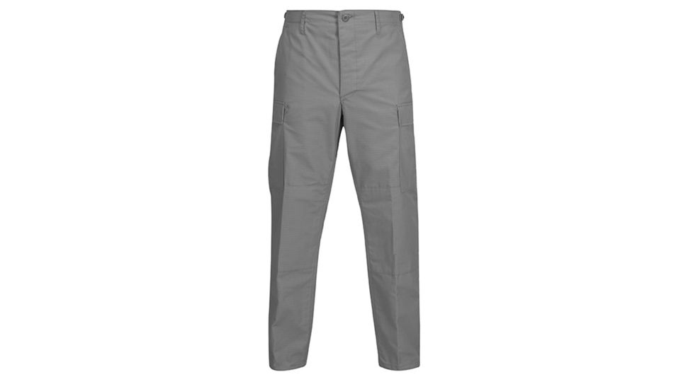 Propper BDU Trouser, 65/35 Poly/Cotton Battle Rip - Men's, Gray, Small, Regular, F520138020S2