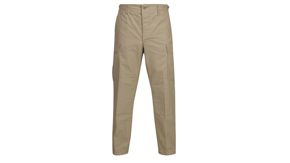 Propper BDU Trouser, 65/35 Poly/Cotton Battle Rip - Men's, Khaki, Extra Small, Regular, F520138250XS2