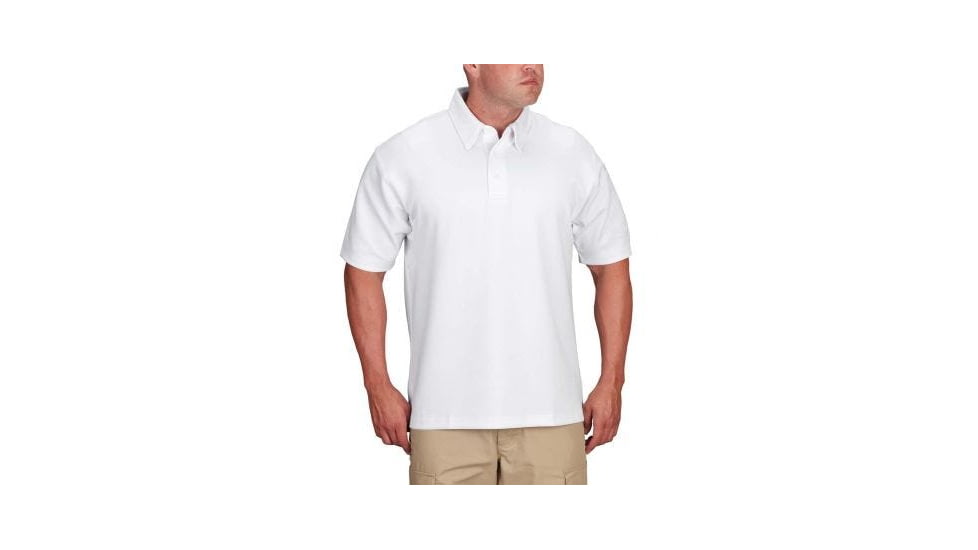 Propper I.C.E. Performance Short Sleeve Polo - Mens, White, 3XL, F5341721003XL