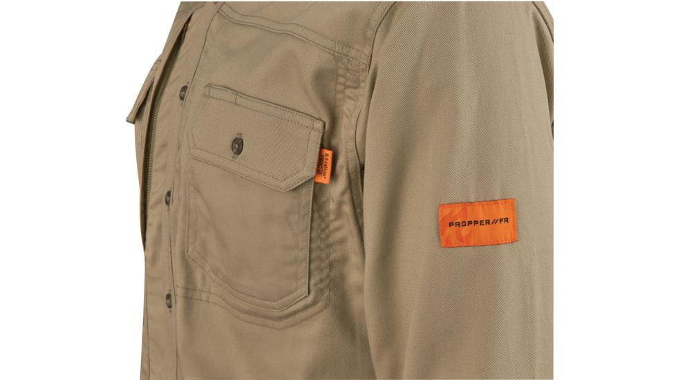 Propper Mens FR Long Sleeve Work Shirt,Khaki,3XL2 F53193J2503XL2