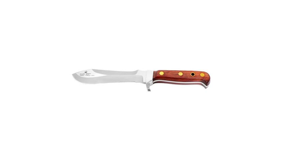 Puma Knives Automesser Fixed Blade Knife, 5.9in Blade, Jacaranda w/ Leather Sheath 126390