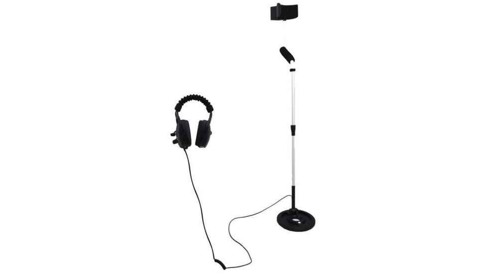 Pyle Treasure Hunter 4000 Weatherproof Pro Metal Detector System with Headphone Integrated Circuitry, Black PHMD4